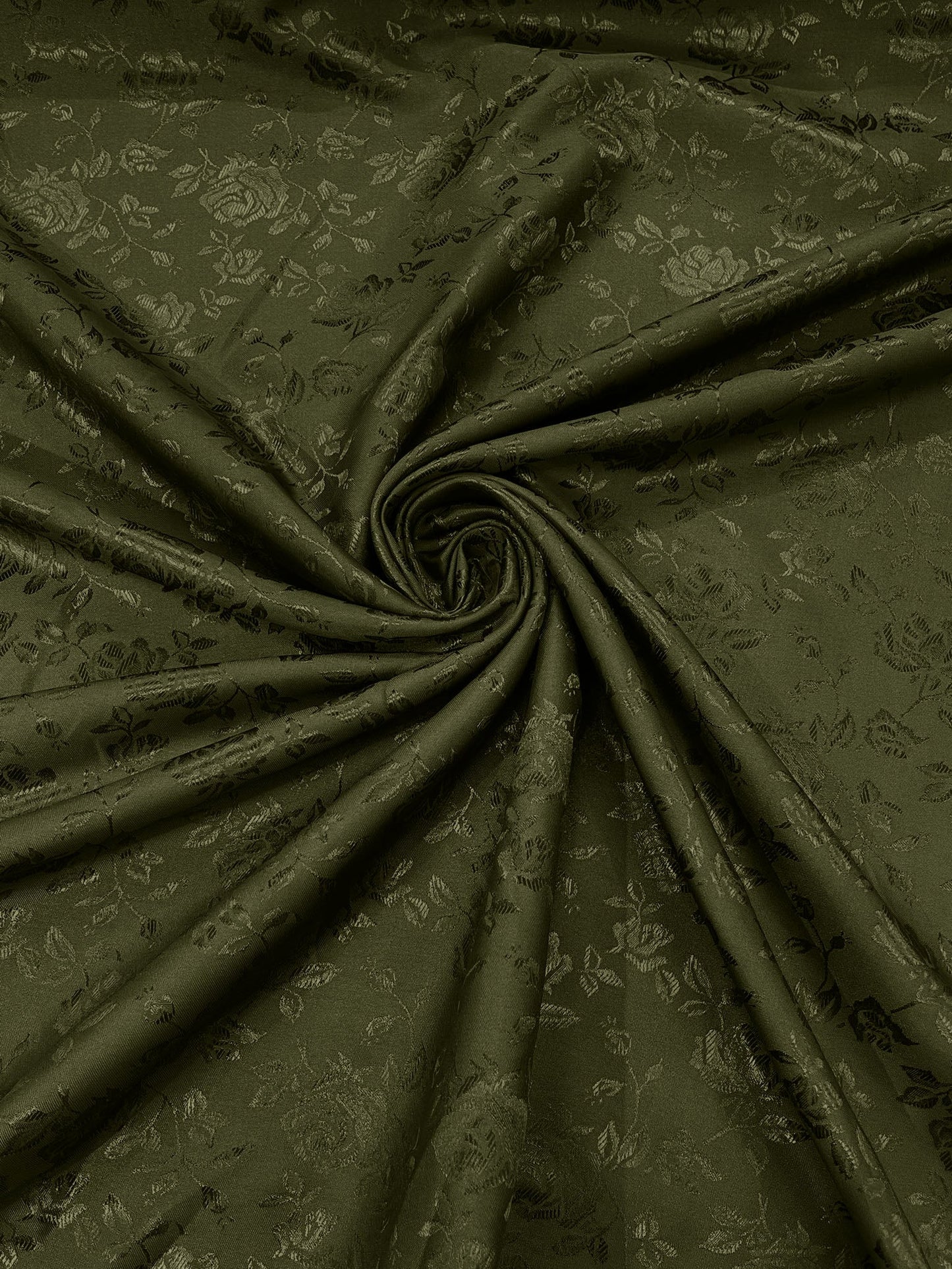 Flower Rose Jacquard Satin 58" Wide| New Creations Fabric & Foam Inc.
