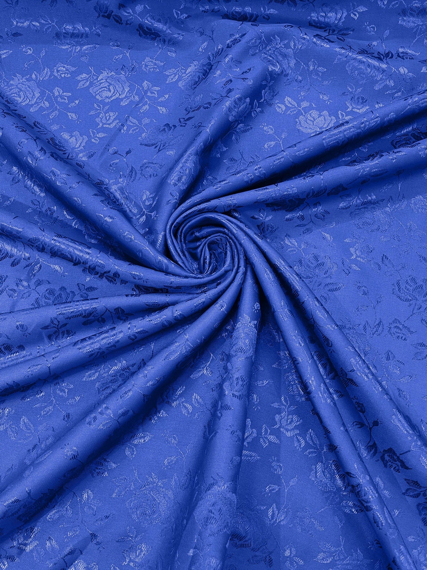 Flower Rose Jacquard Satin 58" Wide| New Creations Fabric & Foam Inc.