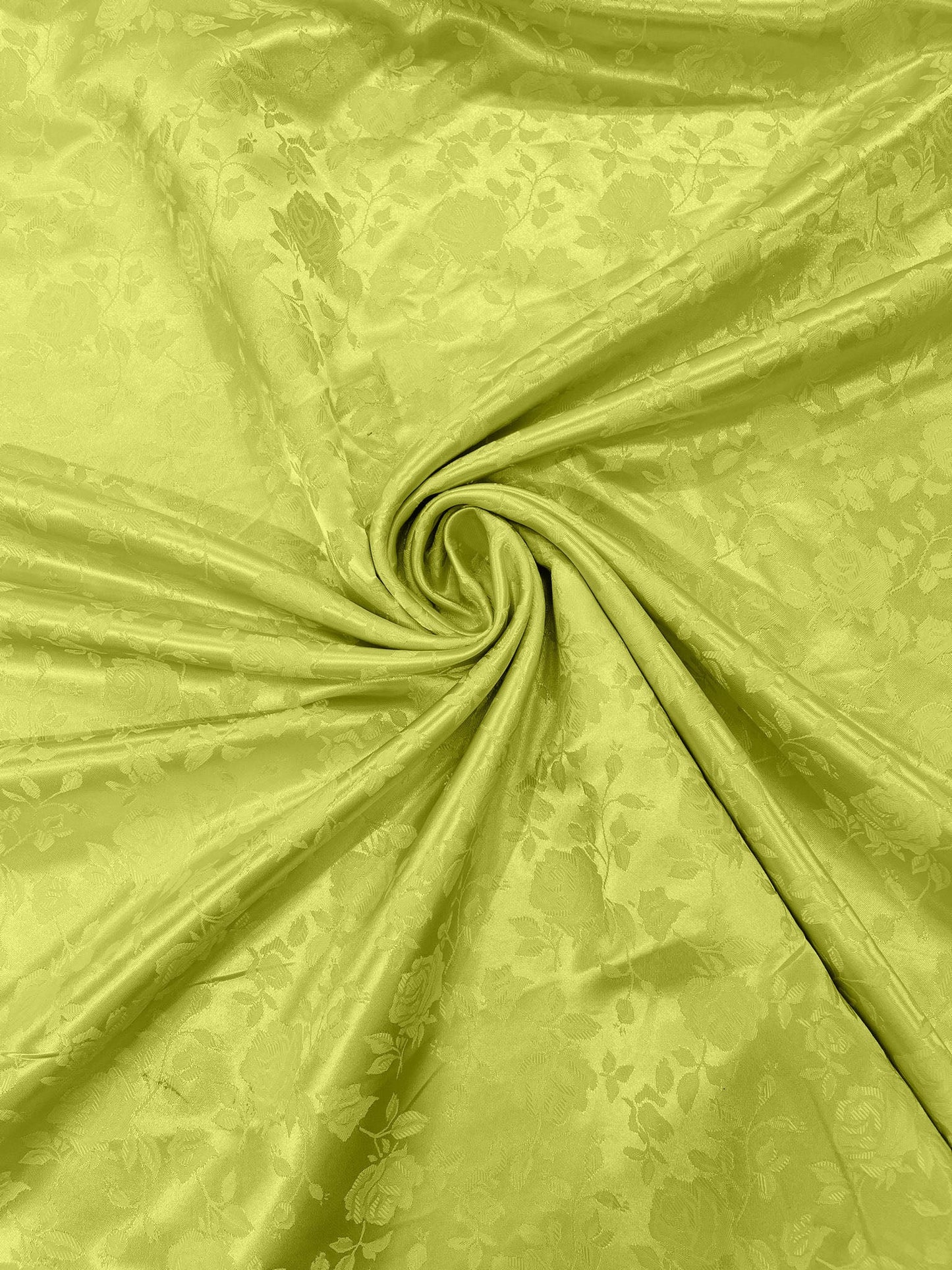 Flower Rose Jacquard Satin 58" Wide| New Creations Fabric & Foam Inc.