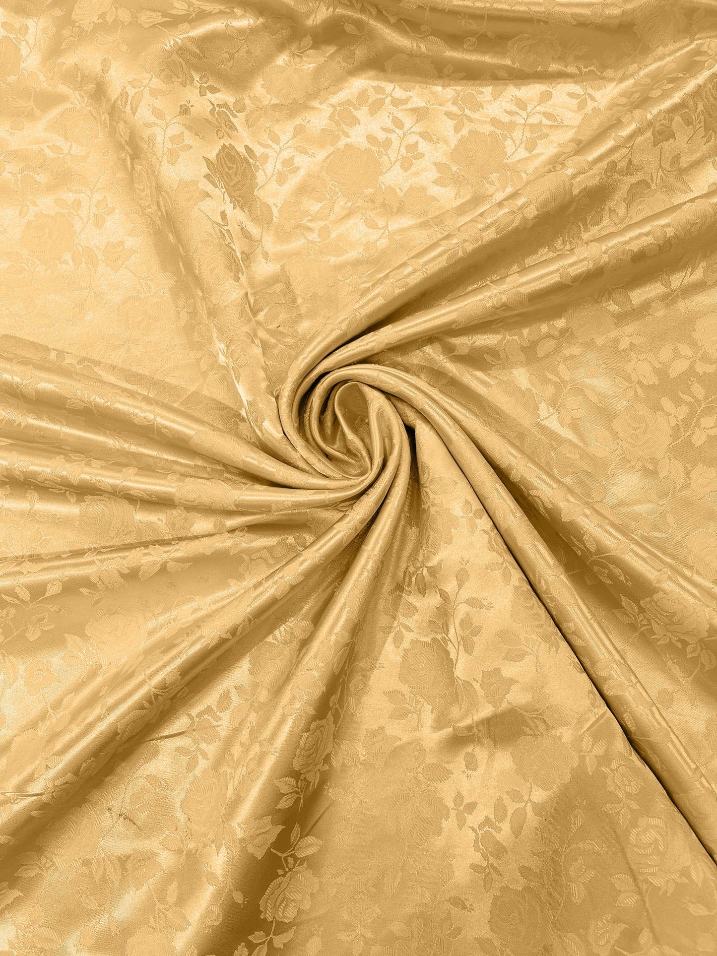 Flower Rose Jacquard Satin 58" Wide| New Creations Fabric & Foam Inc.