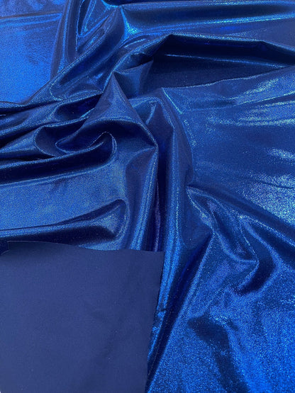Foggy All Over Foil Metallic Nylon Spandex 58" Wide| New Creations Fabric & Foam Inc.