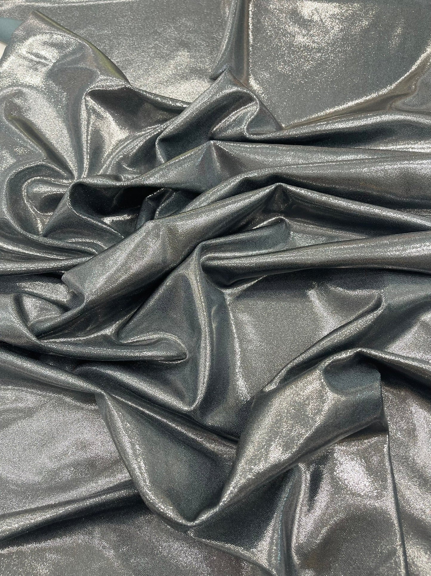 Foggy All Over Foil Metallic Nylon Spandex 58" Wide| New Creations Fabric & Foam Inc.