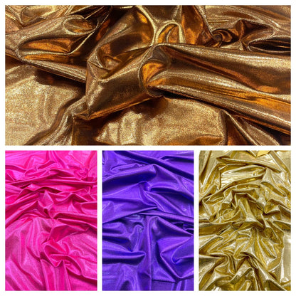 Foggy All Over Foil Metallic Nylon Spandex 58" Wide| New Creations Fabric & Foam Inc.