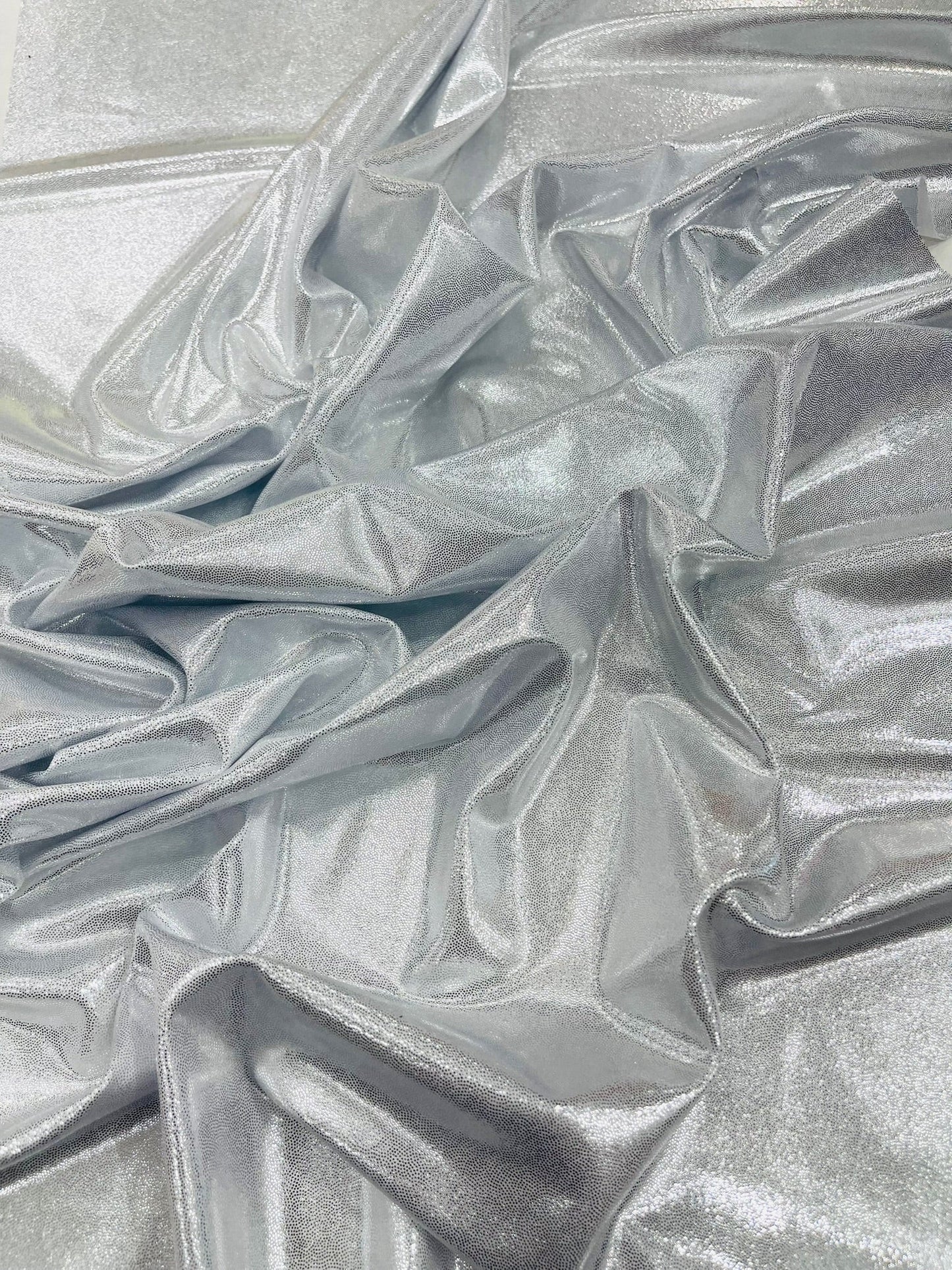 Foggy All Over Foil Metallic Nylon Spandex 58" Wide| New Creations Fabric & Foam Inc.
