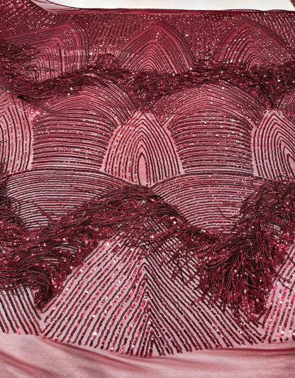 Fringe sequin Fabric 54” Wide| New Creations Fabric & Foam Inc.
