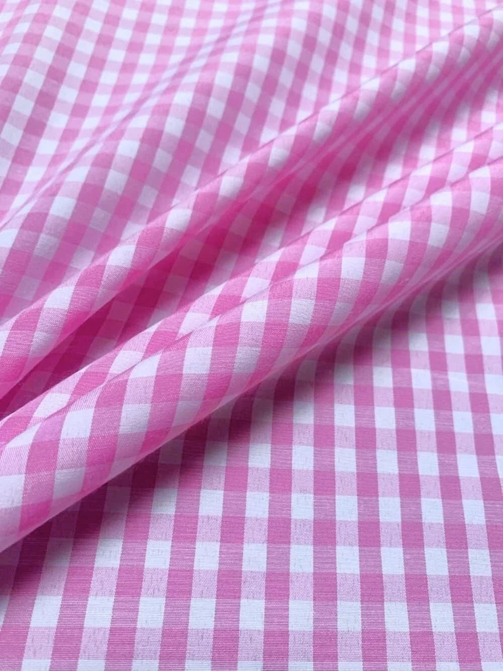 Gingham 1/4" Checkered Poly Cotton 58" Wide| New Creations Fabric & Foam Inc.