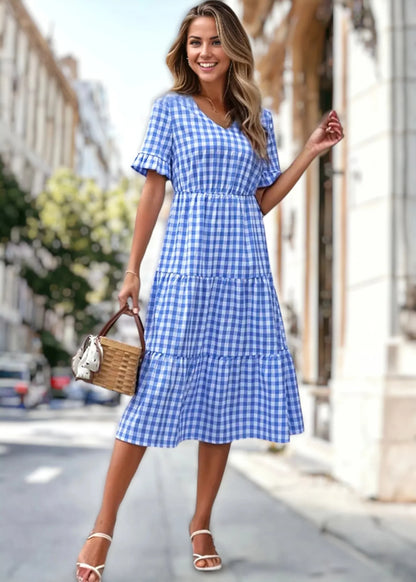 Gingham 1/4" Checkered Poly Cotton 58" Wide| New Creations Fabric & Foam Inc.
