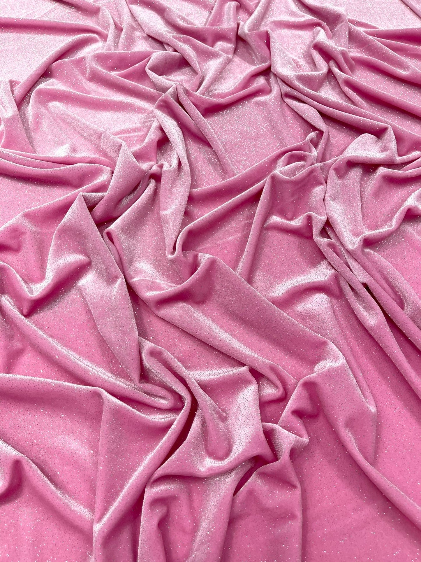 Glitter Stretch Velvet 58” Wide| New Creations Fabric & Foam Inc.