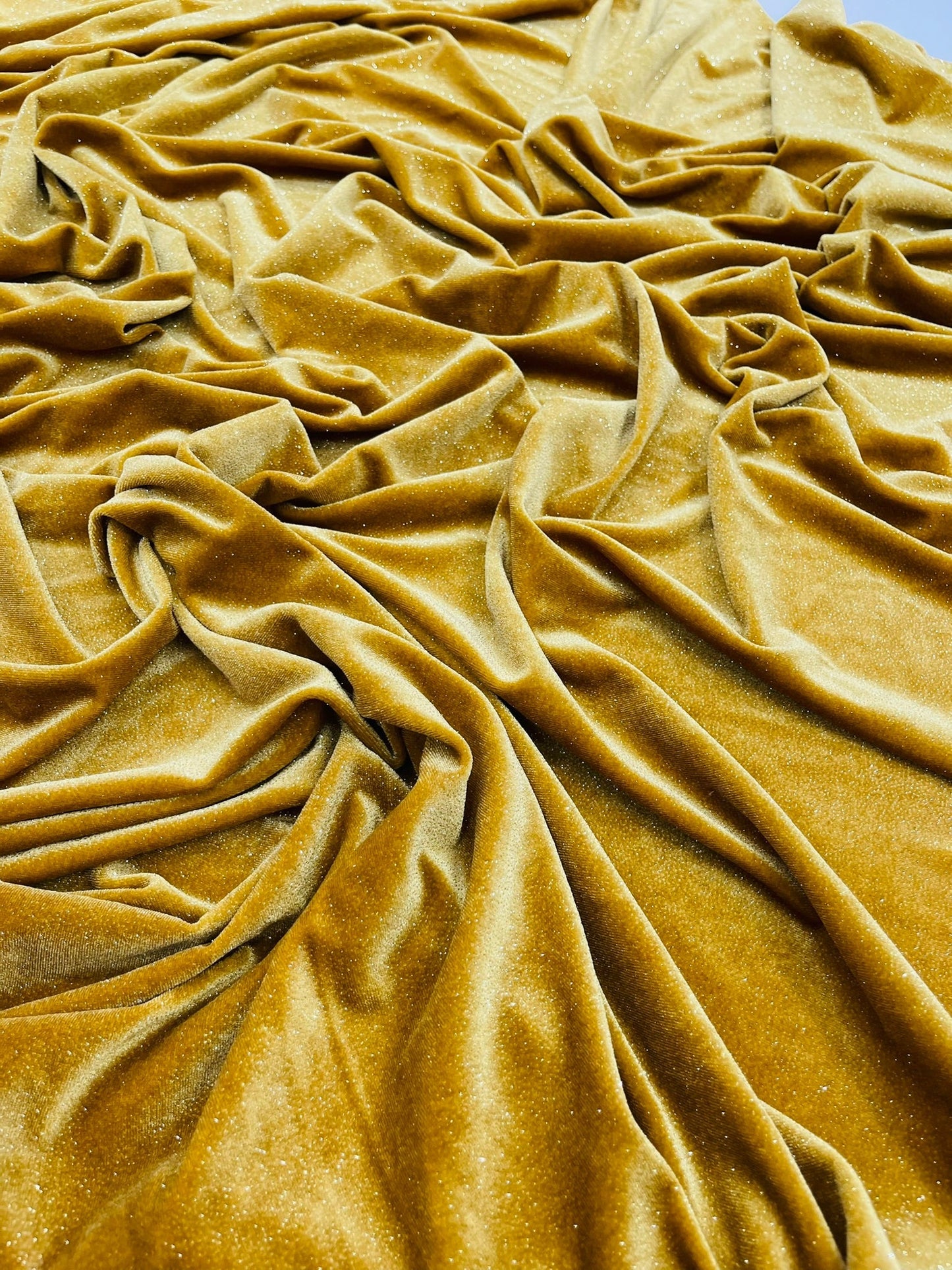Glitter Stretch Velvet 58” Wide| New Creations Fabric & Foam Inc.