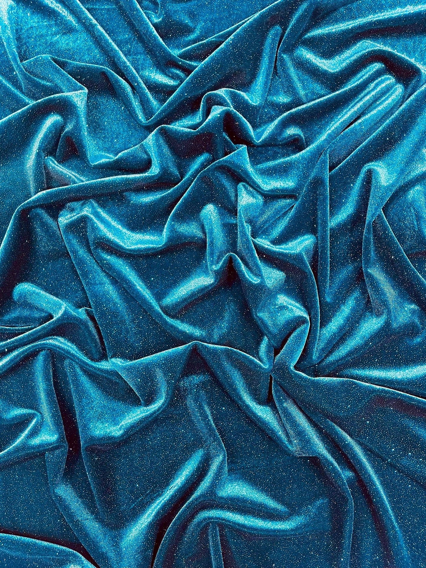 Glitter Stretch Velvet 58” Wide| New Creations Fabric & Foam Inc.