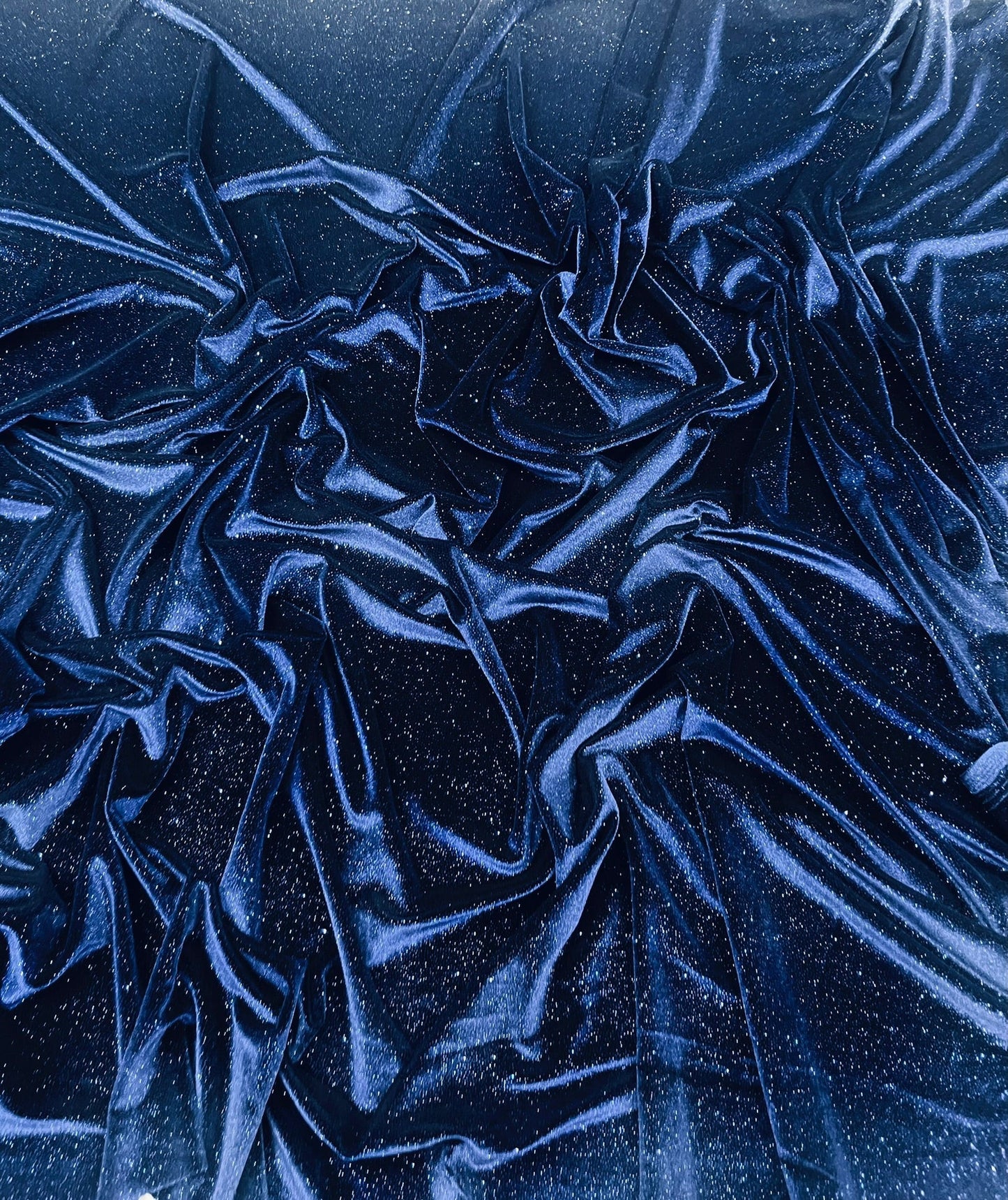 Glitter Stretch Velvet 58” Wide| New Creations Fabric & Foam Inc.