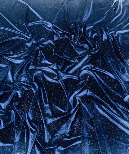 Glitter Stretch Velvet 58” Wide| New Creations Fabric & Foam Inc.