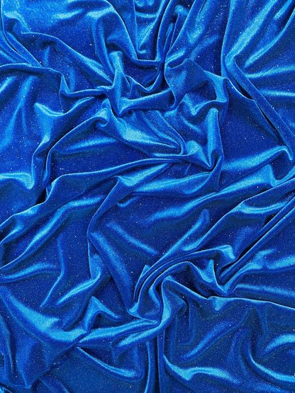 Glitter Stretch Velvet 58” Wide| New Creations Fabric & Foam Inc.
