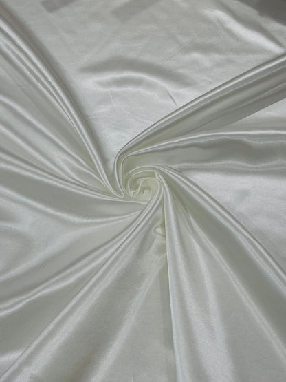 Heavy Shiny Bridal Satin 58" Wide| New Creations Fabric & Foam Inc.