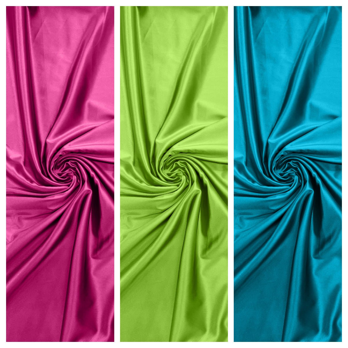 Deluxe heavy shiny polyester spandex 58" Wide| New Creations Fabric & Foam Inc.