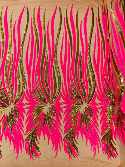Wing Sequin Fabric 54” Wide| New Creations Fabric & Foam Inc.