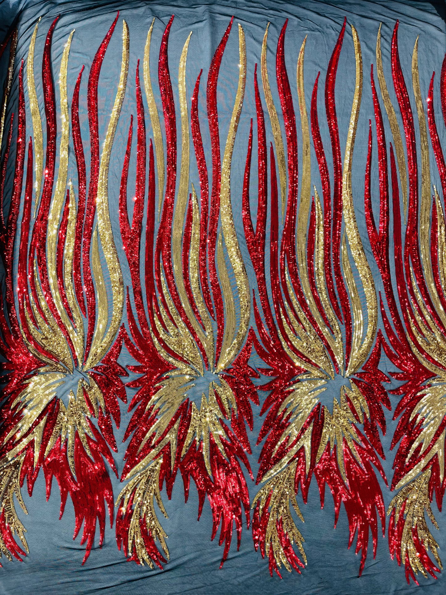 Wing Sequin Fabric 54” Wide| New Creations Fabric & Foam Inc.