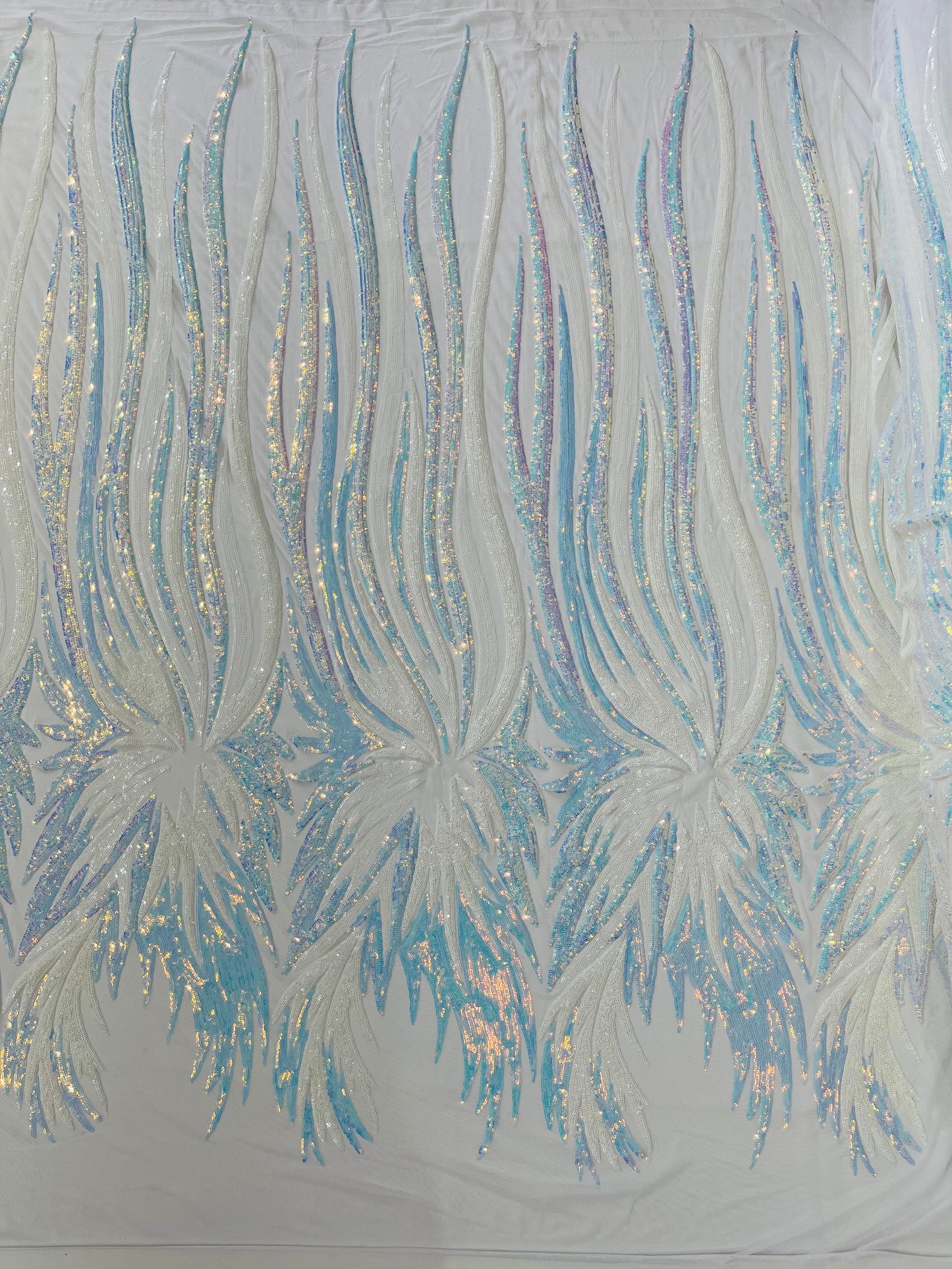 Wing Sequin Fabric 54” Wide| New Creations Fabric & Foam Inc.