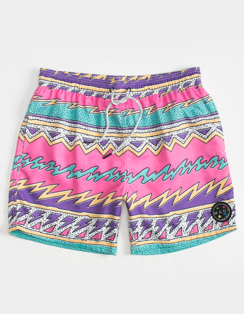 Maui and Sons Party Volley Pool Shorts - 16 & 17 inch Outseams