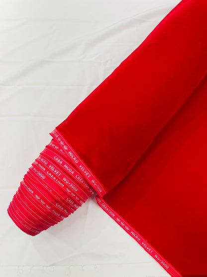 Micro Velvet Fabric/ 45" Wide| New Creations Fabric & Foam Inc.