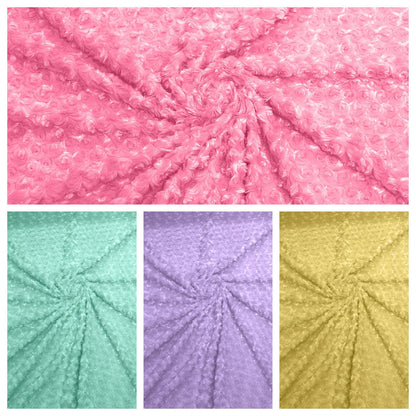 Minky Rosebud 58" Wide | New Creation Fabric & Foam Inc.