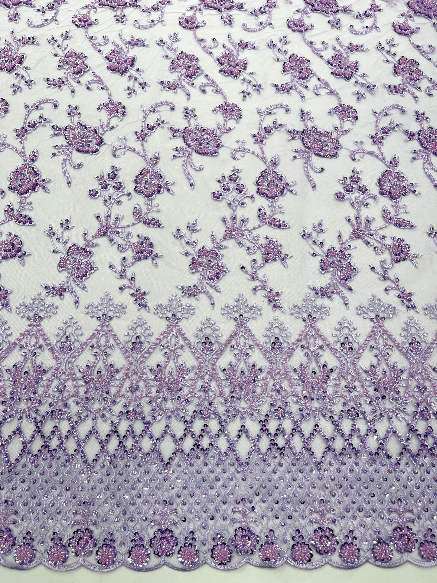 Modern Luxury Beaded Fabric 54” Wide| New Creations Fabric & Foam Inc.