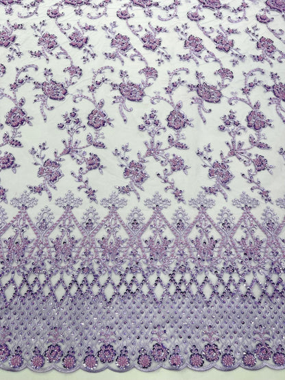 Modern Luxury Beaded Fabric 54” Wide| New Creations Fabric & Foam Inc.