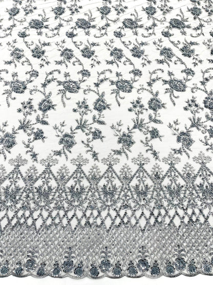 Modern Luxury Beaded Fabric 54” Wide| New Creations Fabric & Foam Inc.