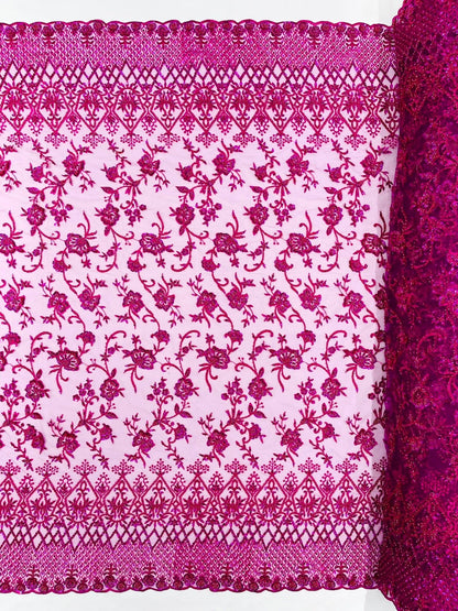 Modern Luxury Beaded Fabric 54” Wide| New Creations Fabric & Foam Inc.
