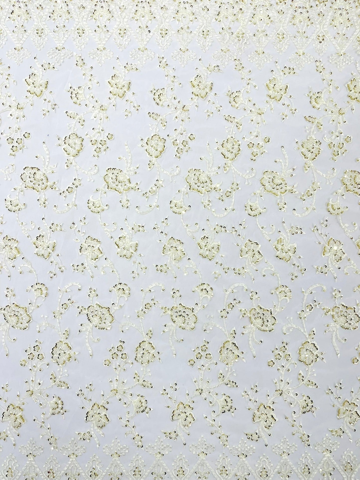 Modern Luxury Beaded Fabric 54” Wide| New Creations Fabric & Foam Inc.
