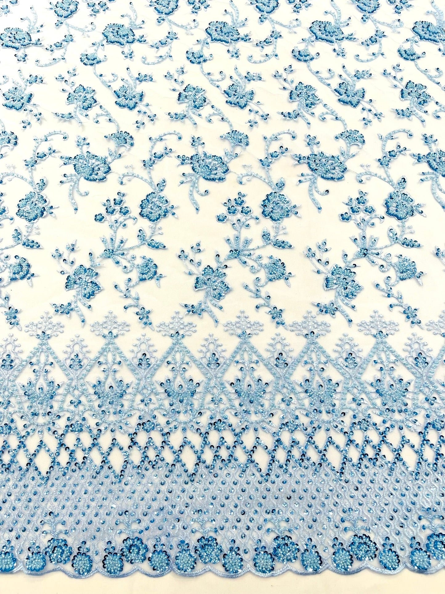 Modern Luxury Beaded Fabric 54” Wide| New Creations Fabric & Foam Inc.