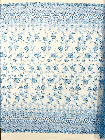 Modern Luxury Beaded Fabric 54” Wide| New Creations Fabric & Foam Inc.