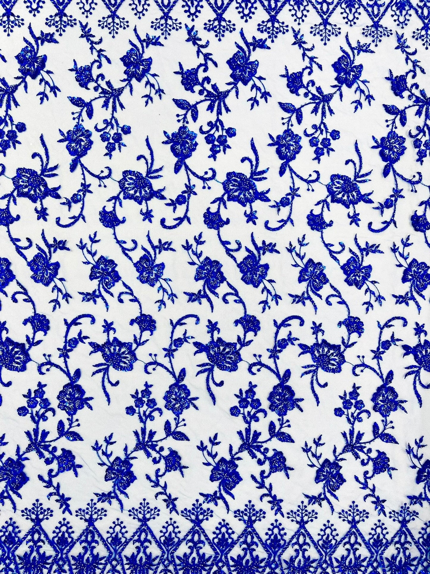 Modern Luxury Beaded Fabric 54” Wide| New Creations Fabric & Foam Inc.