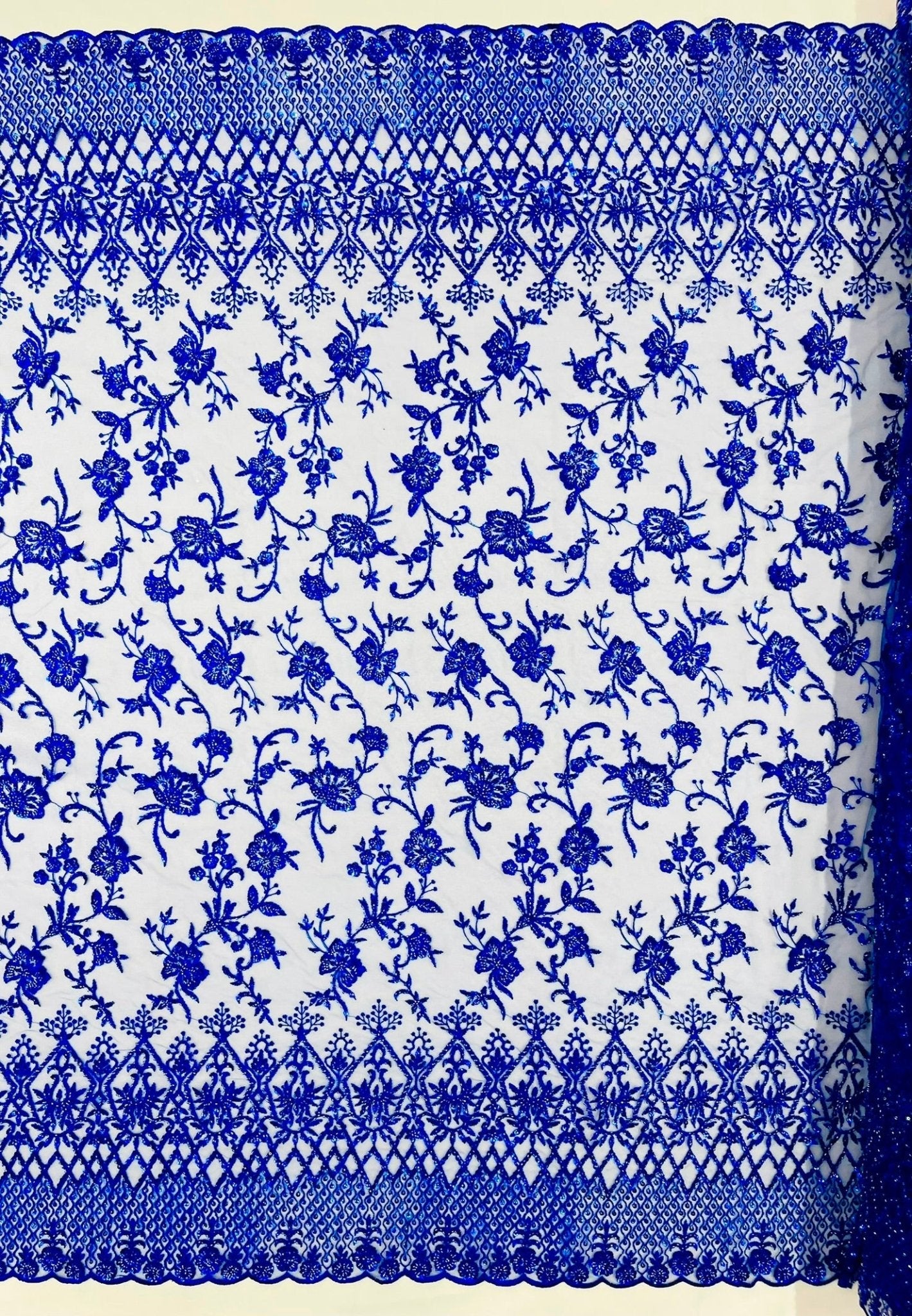 Modern Luxury Beaded Fabric 54” Wide| New Creations Fabric & Foam Inc.