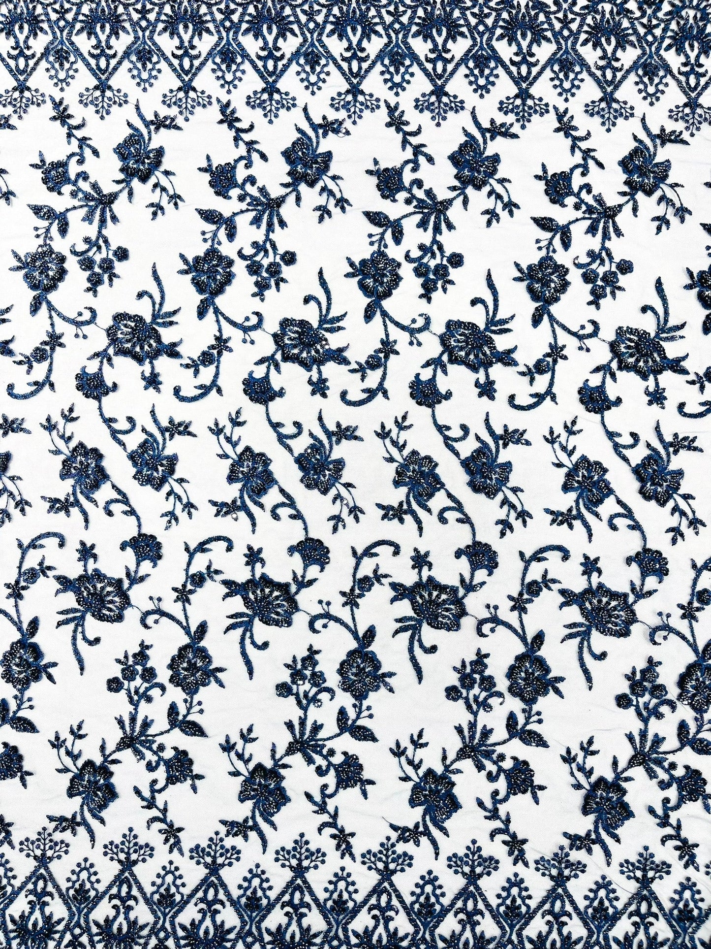 Modern Luxury Beaded Fabric 54” Wide| New Creations Fabric & Foam Inc.