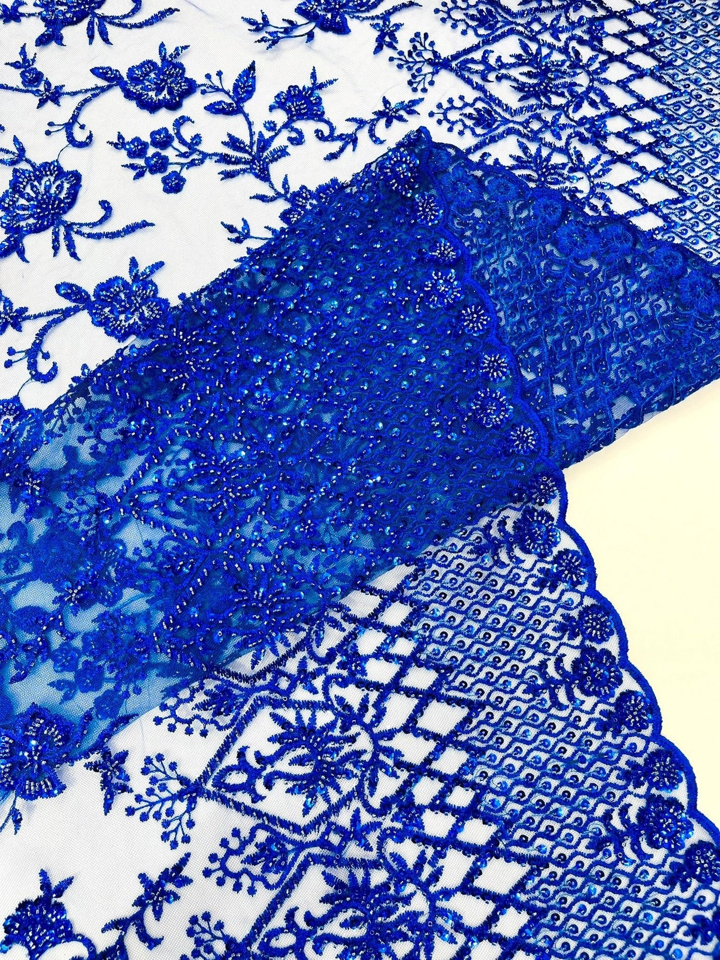 Modern Luxury Beaded Fabric 54” Wide| New Creations Fabric & Foam Inc.