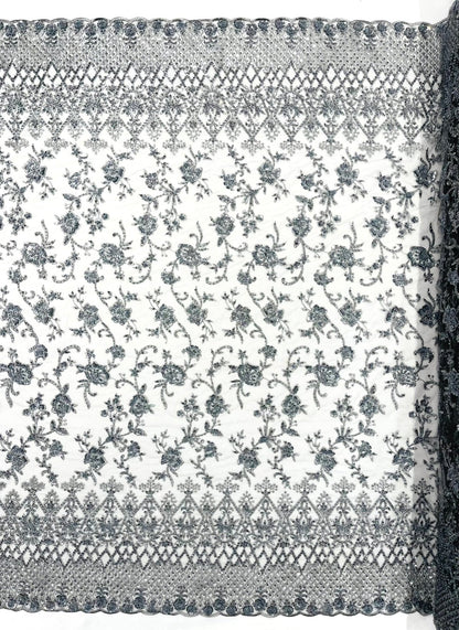 Modern Luxury Beaded Fabric 54” Wide| New Creations Fabric & Foam Inc.