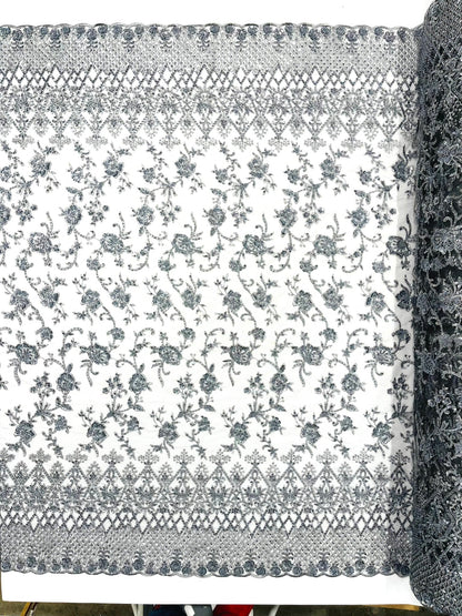 Modern Luxury Beaded Fabric 54” Wide| New Creations Fabric & Foam Inc.
