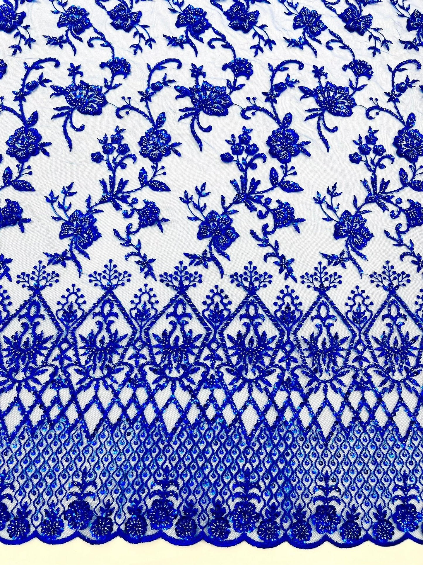 Modern Luxury Beaded Fabric 54” Wide| New Creations Fabric & Foam Inc.