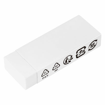 Amazon Basics White Block Eraser 10 Pack - Durable, New