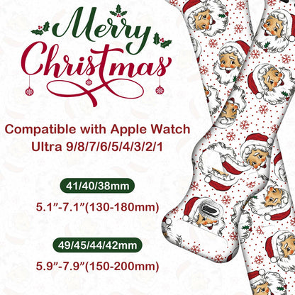 Holiday Watch Band for Apple Watch – Xmas/Halloween, All Sizes, Series 3–10