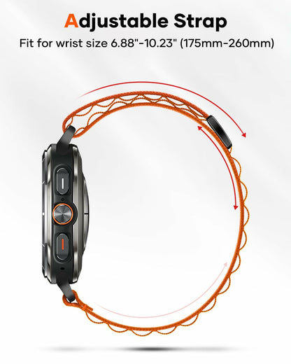 Nathlafu Galaxy Watch Ultra 47mm Band Rugged Alpine Loop Sport Strap