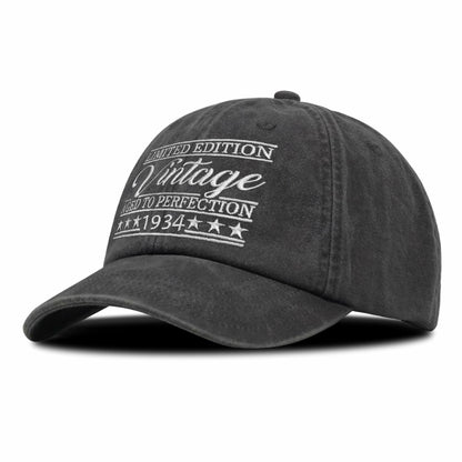 Rybicag 91st Birthday Vintage Hat 1934 for Men Women 91 Year Old Gift