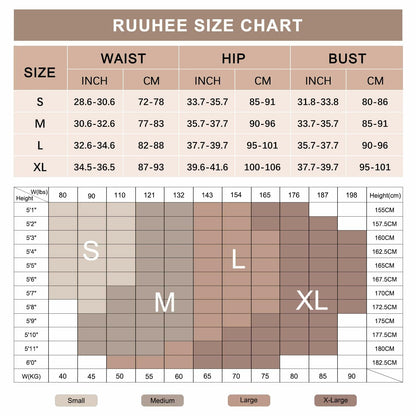 RUUHEE Women's Brown Seamless Backless Tummy Control Jumpsuit Size XL