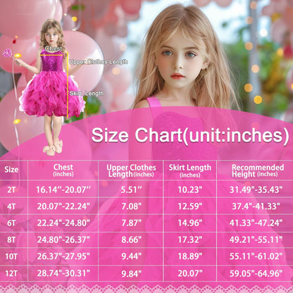 Rainbow Girls 2T Sequin Tulle Sparkly Pastel Party Tutu Dress
