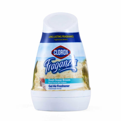 Clorox Fraganzia Cone Gel Air Freshener 6oz Fresh Ocean Breeze 1 Pack