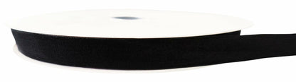 Abbaoww Black Velvet Ribbon 3/8 Inch 25 Yards Single Face Black
