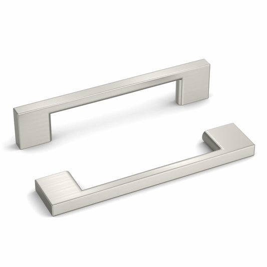 Haliwu 6 Pack Black Cabinet Handles 3-3/4 Inch Hole Center Modern Pulls
