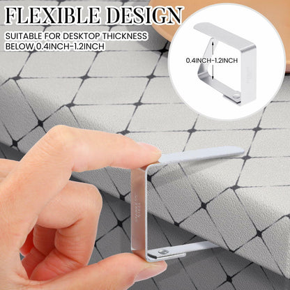 YASUOA Stainless Steel Dining Tablecloth Clips Heavy Duty 12 Pieces