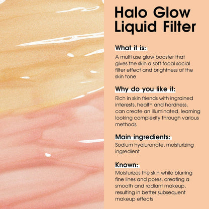 BestBy10/26 UCANBE Halo Glow Liquid Filter 0.91oz Champagne Glow Complexion